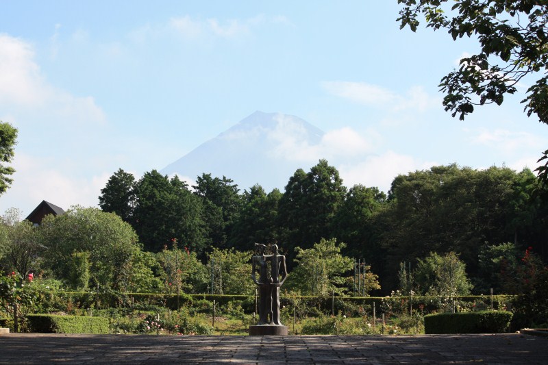 広見公園から見た富士山